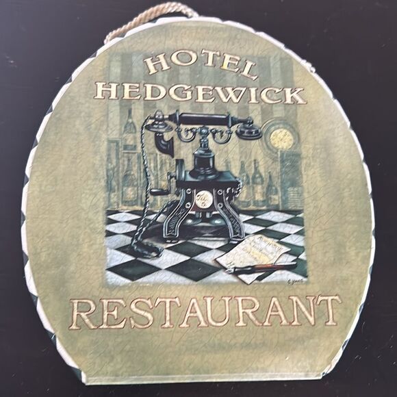 Hotel Hedgewick Restaurant case with invitation card 18 with envelope - Picture 3 of 4